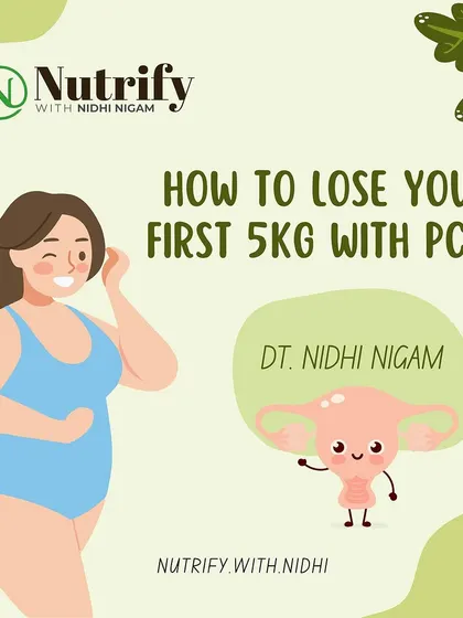 Losing your first 5kg with PCOS can feel challenging, but it's achievable with the right strategy. This guide breaks down the journey into simple, manageable steps.