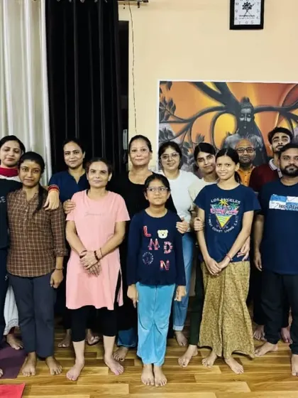 A group photo of our students and instructors. We foster a welcoming and inclusive environment where everyone feels like they belong.