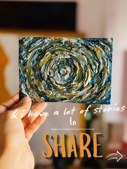I have so many stories to share. Each small painting holds a big emotion, a memory from a workshop, or a quiet moment of creation in the studio.
