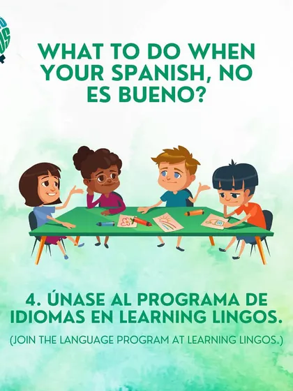 Tip 4: Join a language program at Learning Lingos. Our structured classes provide the guidance and community you need to succeed.