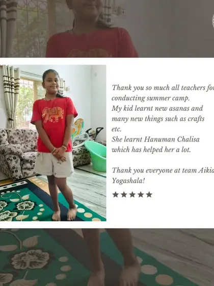We are so grateful for the feedback from parents. This testimonial shares how our Bala Shivir helped a child learn new asanas and even the Hanuman Chalisa, leading to positive changes.