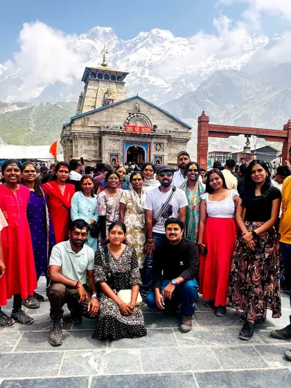 We also take on bigger adventures, like this spiritual journey to the majestic Kedarnath Temple. It's a chance to connect with something bigger, surrounded by the stunning Himalayas.