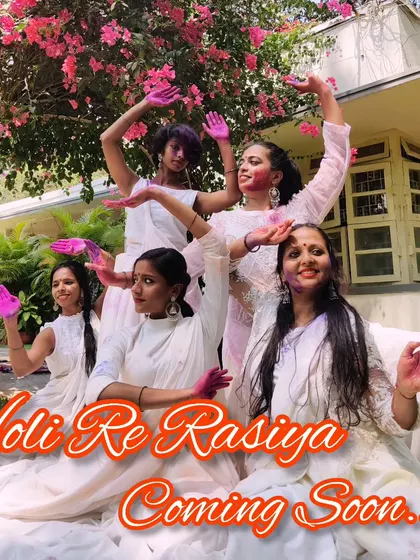 An announcement for our upcoming Holi-themed video, 'Holi Re Rasiya'. Get ready for a celebration of love, laughter, and vibrant colors.