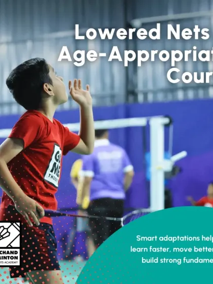 We make learning accessible and effective for young players. With lowered nets and age appropriate courts, kids can learn faster, build stronger fundamentals, and enjoy the game more.