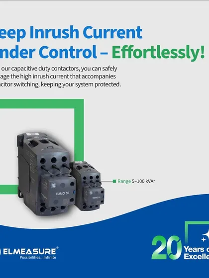 Keep inrush current under control effortlessly with my capacitive duty contactors, designed to manage high currents during capacitor switching.