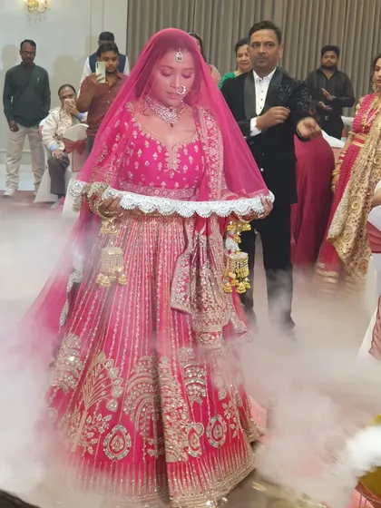 Your bridal entry is a once in a lifetime moment. I can help choreograph a simple, elegant walk or a full dance performance to make your entrance truly unforgettable, just like this magical moment from my own wedding.