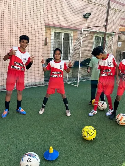 The journey of a Young Gun! We are so proud to see our players grow from their first kicks to becoming confident and skilled footballers.