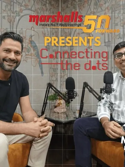 The promotional graphic for our podcast episode with renowned architect Shahen Mistry. Associating with top-tier professionals like him elevates the brand for our entire franchise network.