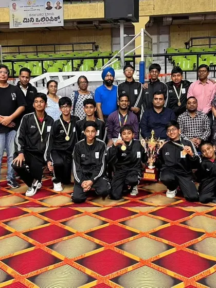 A flashback to our Mini Olympics U13 Basketball Championship title. Our boys, representing MCHS club, celebrating with their families.