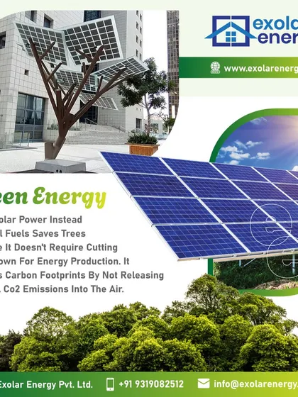 Using solar power instead of fossil fuels saves trees and reduces harmful CO2 emissions, directly improving our environment.