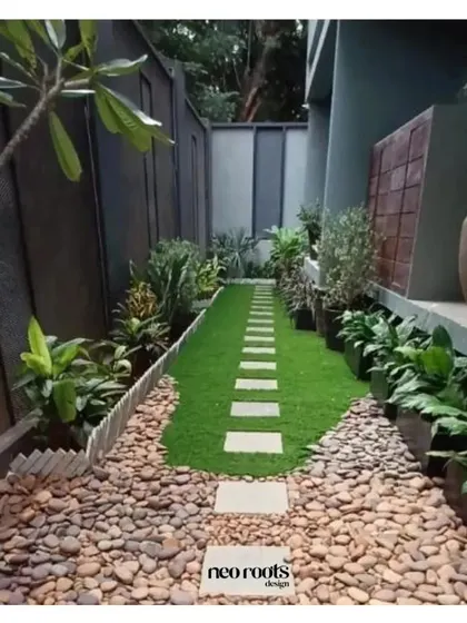 A duplicate of image 19, showing the Zen-inspired pathway.