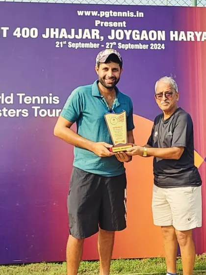 A dominant display from our player to win the ITF MT400 tournament. His focus and powerful game were on full display.