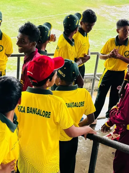 Players interact with the local team during the Sri Lanka tour, a great cultural exchange.