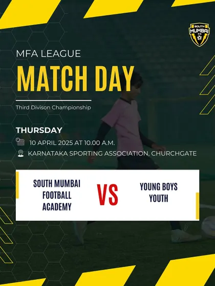 A match day announcement for our MFA League double-header. We prepare our teams to compete fiercely, with both our Second and Third Division squads ready for action.