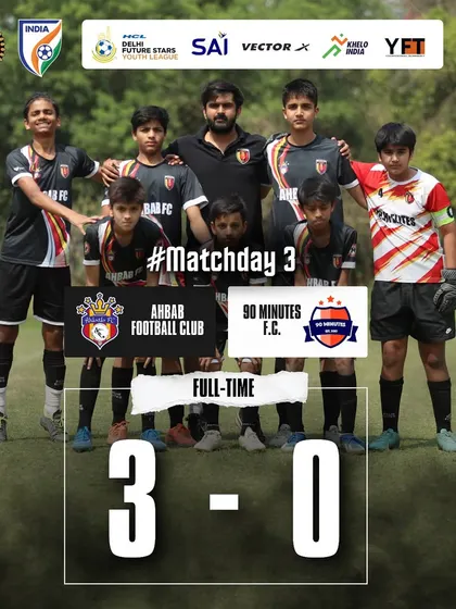 Another 3-0 victory for our U-13 squad on Matchday 3 of the HCL Youth League.