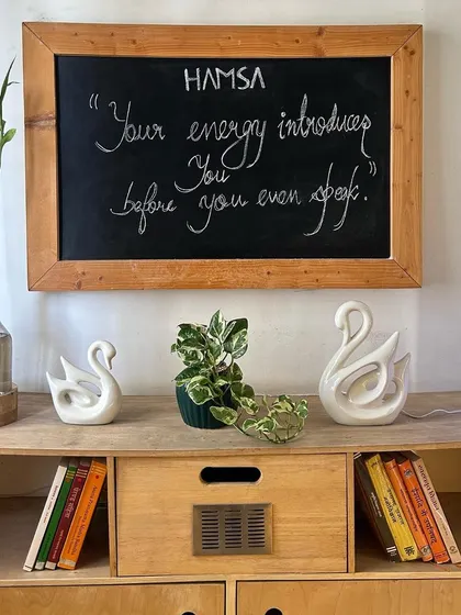 "Your energy introduces you before you even speak." Another one of our guiding principles, reminding us to cultivate positive energy on and off the mat.