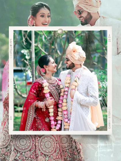 The start of a forever kind of love. A beautiful collage capturing the joy and love of a newly married couple.