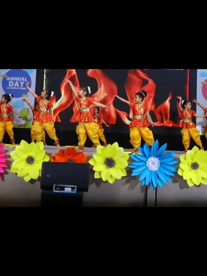 The final pose of the children's dance performance. Such moments are a joy to witness and host.