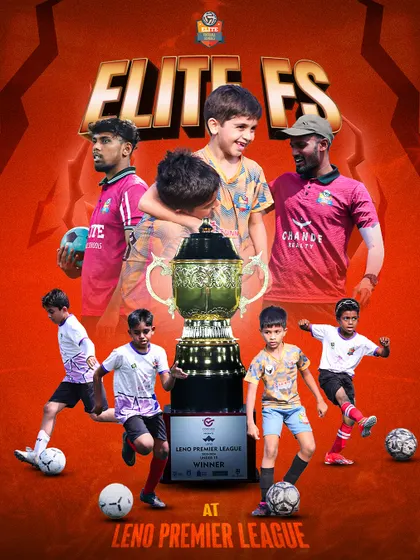 Champions. This poster celebrates our victory in the Leno Premier League, proving our commitment to developing winning teams across all age groups. We build a foundation of excellence from the ground up.