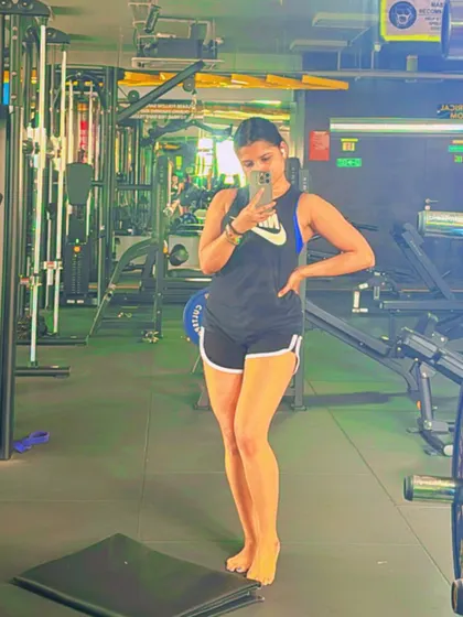 A casual post-workout selfie. The gym is my second home, a place where I build both physical and mental strength.