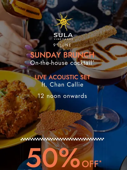 A live acoustic set for a Sula Sunday Brunch at Bombay Brasserie. This shows the kind of relaxed, sophisticated vibe I can provide for brand launches and exclusive events.