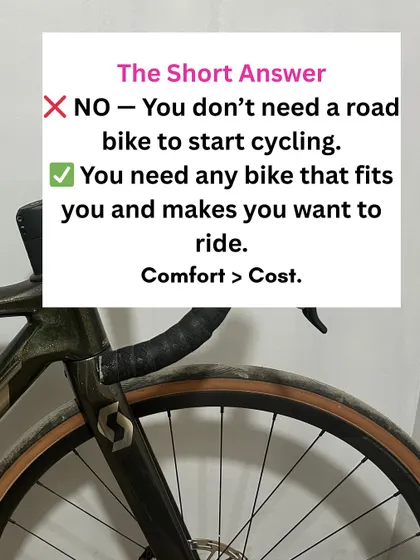 Let's clear this up: you do not need a fancy or expensive road bike to start. The best bike is one that fits you, is safe, and makes you feel comfortable. My focus is on getting you riding, not on selling you gear.