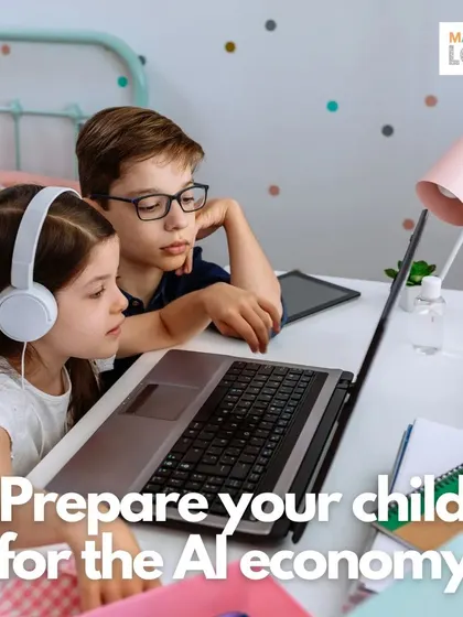 A duplicate of ID 195, emphasizing the importance of preparing your child for the AI economy.
