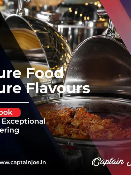Pure food and pure flavors are the foundation of my cooking. This close-up of a dish in a chafing dish highlights the rich textures and fresh ingredients I use in my preparations.