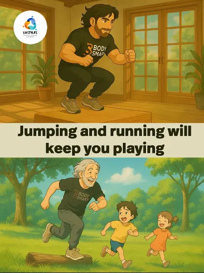 High-impact activities like jumping and running are key to maintaining bone density and agility. My programs incorporate these movements safely to ensure you can keep playing and enjoying an active life for years.