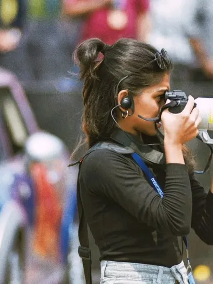 While I specialize in studio work, I also love the energy of live events. Here I am capturing the action at the Red Bull Showrun in Mumbai, using a telephoto lens to get crisp, dynamic shots even in a fast-paced environment. This showcases my versatility in different photography settings.