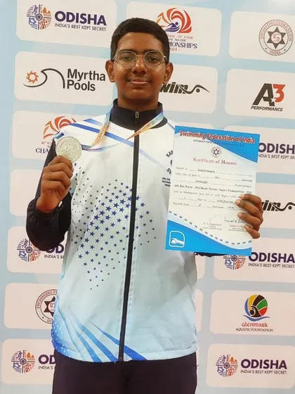 Rishith Rangan, one of our swimmers selected for the Asian Youth Games.