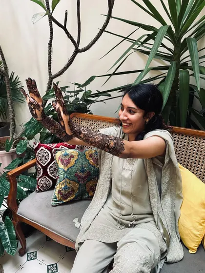 A duplicate of 322, capturing her joyful movement.