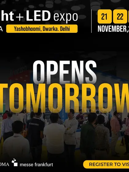 The expo opens tomorrow! Get ready for a transformative event that will shape the future of lighting.