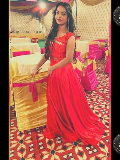 This is a custom-stitched red gown I created for a client's event. Beyond traditional wear, I also tailor modern party gowns and one-piece dresses based on any design you provide.
