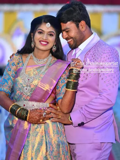 A candid and romantic moment between the couple.