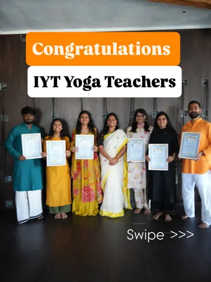 A moment of pride and accomplishment. I congratulate our new batch of IYT Yoga Teachers as they receive their hard-earned, internationally recognized certifications, ready to share the light of yoga with the world.