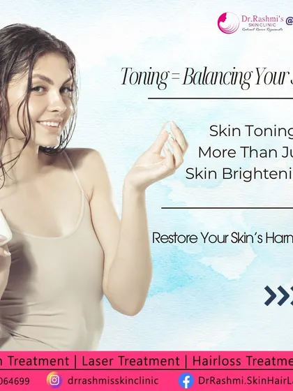 Toning is about balancing your skin. It's a crucial step for restoring harmony after cleansing, ensuring your skin is prepared for the next steps in your routine for correcting pigmentation and maintaining health.