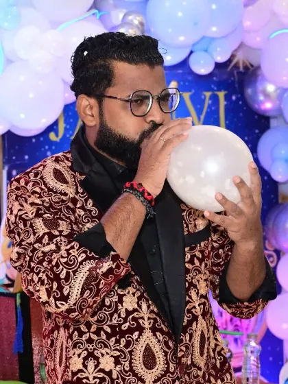 A little bit of magical effort to create a big surprise. This balloon trick is a fun and visual part of my interactive show for kids.