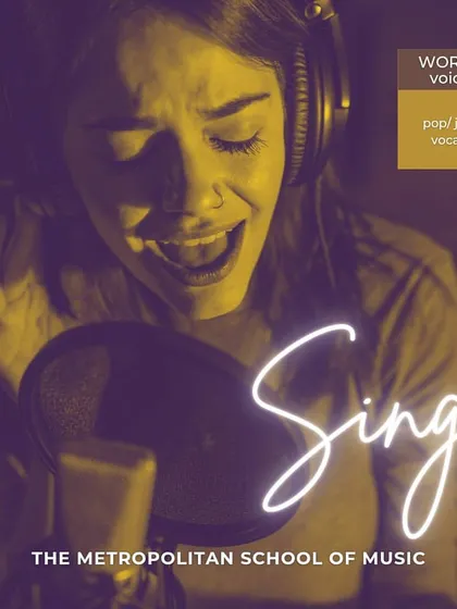 Our 'World Voice' program is a dedicated online course for aspiring pop and jazz vocalists. It focuses on the specific techniques and styles needed to excel in these popular genres.