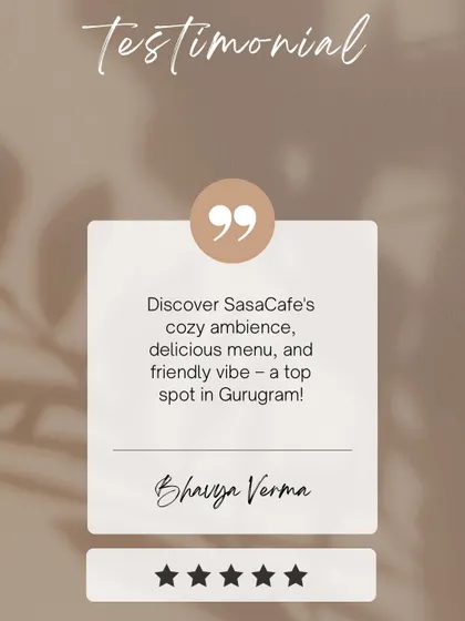 Thank you, Shaurya Verma, for the kind words about our cozy ambiance and friendly vibe.