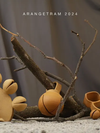 Kavita, an interior designer turned potter, presents her "Memories from Childhood" collection at Arangetram. Drawing inspiration from everyday objects and traditional artforms from Kerala, her work blends childhood memories with rich cultural heritage.
