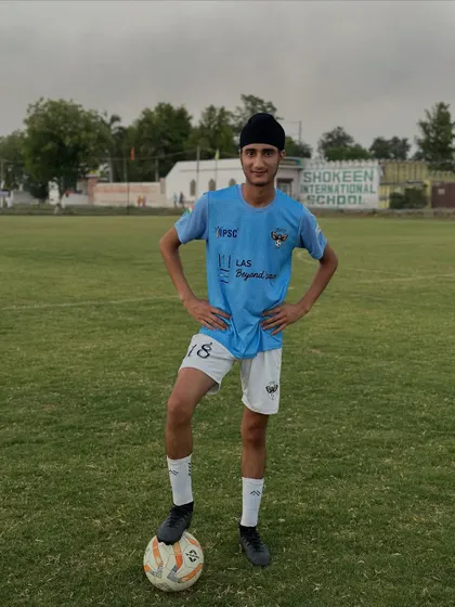 A smiling face on the field. This is the passion and love for the game we want to see in all our players.