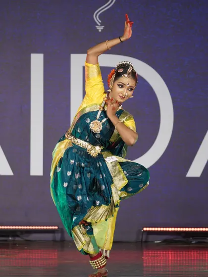 A beautiful, sculptural pose from one of our open category performers. Her artistry earned her a 2nd place award at the national competition.