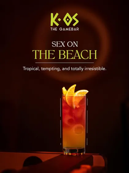 Tropical, tempting, and totally irresistible. One sip of our Sex on the Beach cocktail and you're in vacation mode.