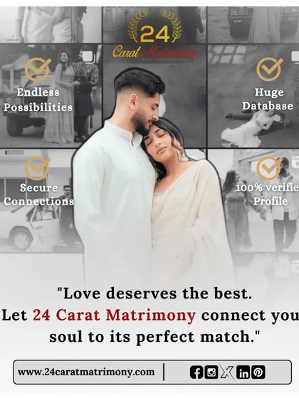 Love deserves the best. With endless possibilities from our huge database of secure and 100% verified profiles, we connect your soul to its perfect match.