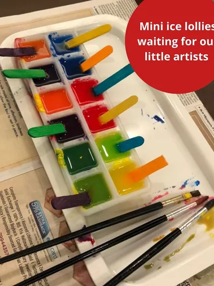 Our sensory play stations are all about hands-on exploration. This collection shows the variety of materials and setups we use for our messy play activities, from making different kinds of animal poo to painting with ice.