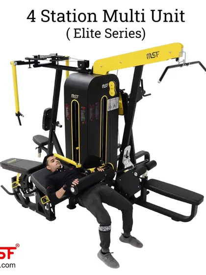 The chest press function of our Elite Series 4-Station Multi-Unit.