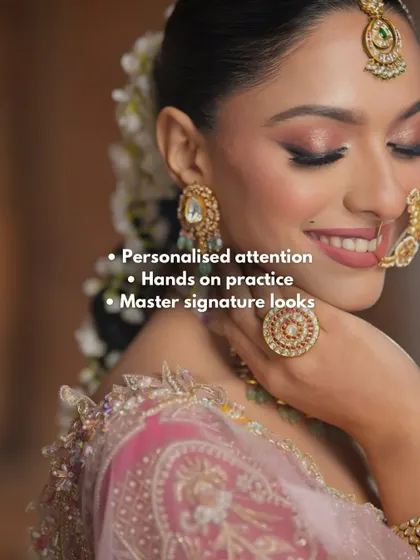 I believe in giving every student the attention they need to succeed. My masterclasses focus on personalized guidance and hands-on practice, ensuring you master my signature looks and feel confident in your skills.