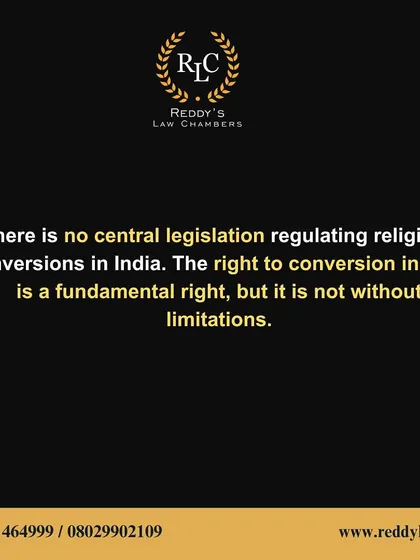 There is no central law regulating religious conversion in India. This infographic clarifies that while it is a fundamental right, it is subject to certain limitations.