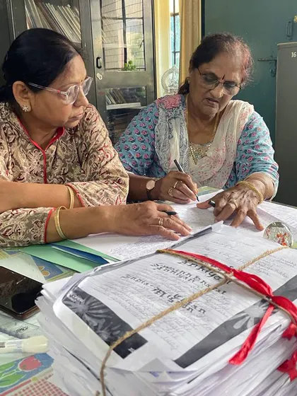 Meet our esteemed judges for the Drawing, Coloring, and Handwriting categories of the 2023 Olympiad, Dr. Bindu Awasthi and Dr. Sadhana Singh.